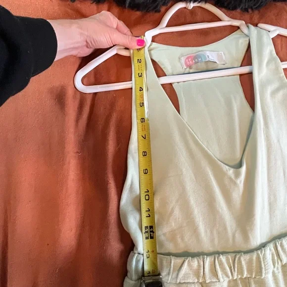 Free People Beach Kyle One Piece Green Jumpsuit Romper - Picture 16 of 16